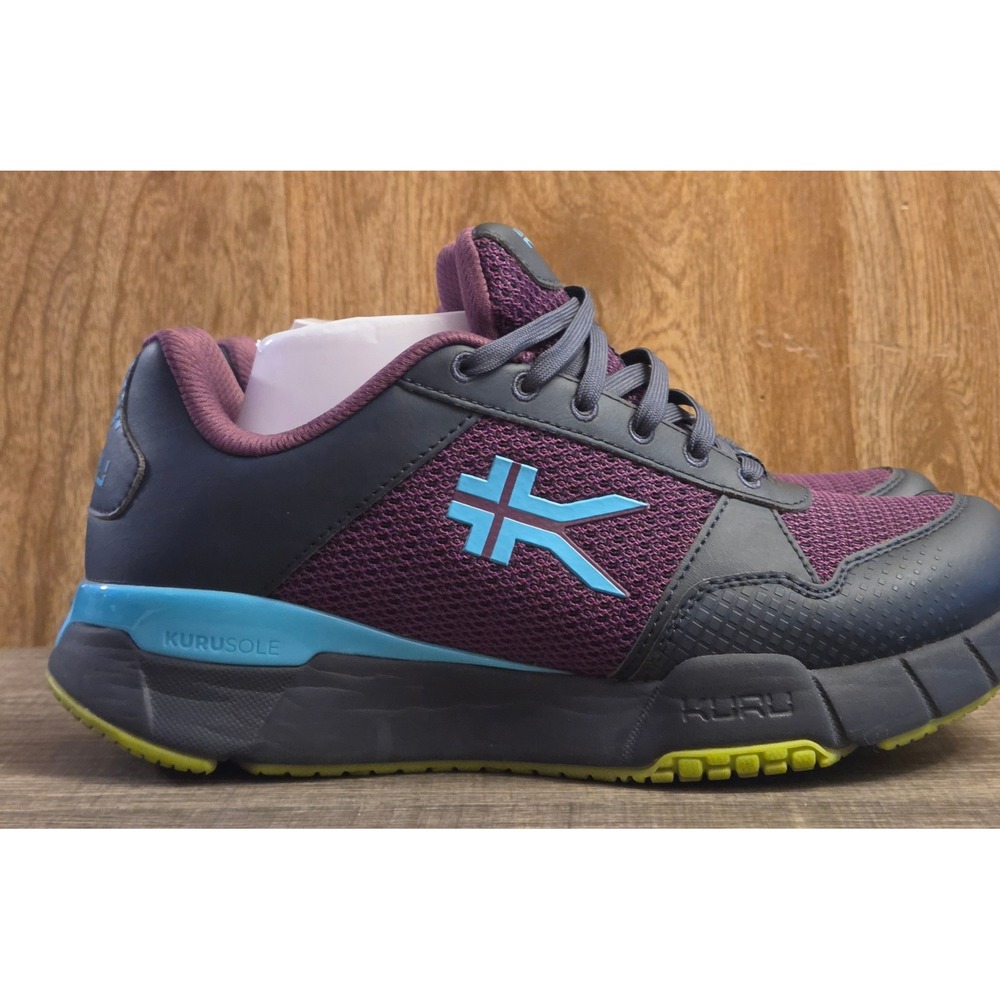 Kuru Quantum 2.0 Athletic Running Shoes Womens Size 9.5 Wide Purple Blue